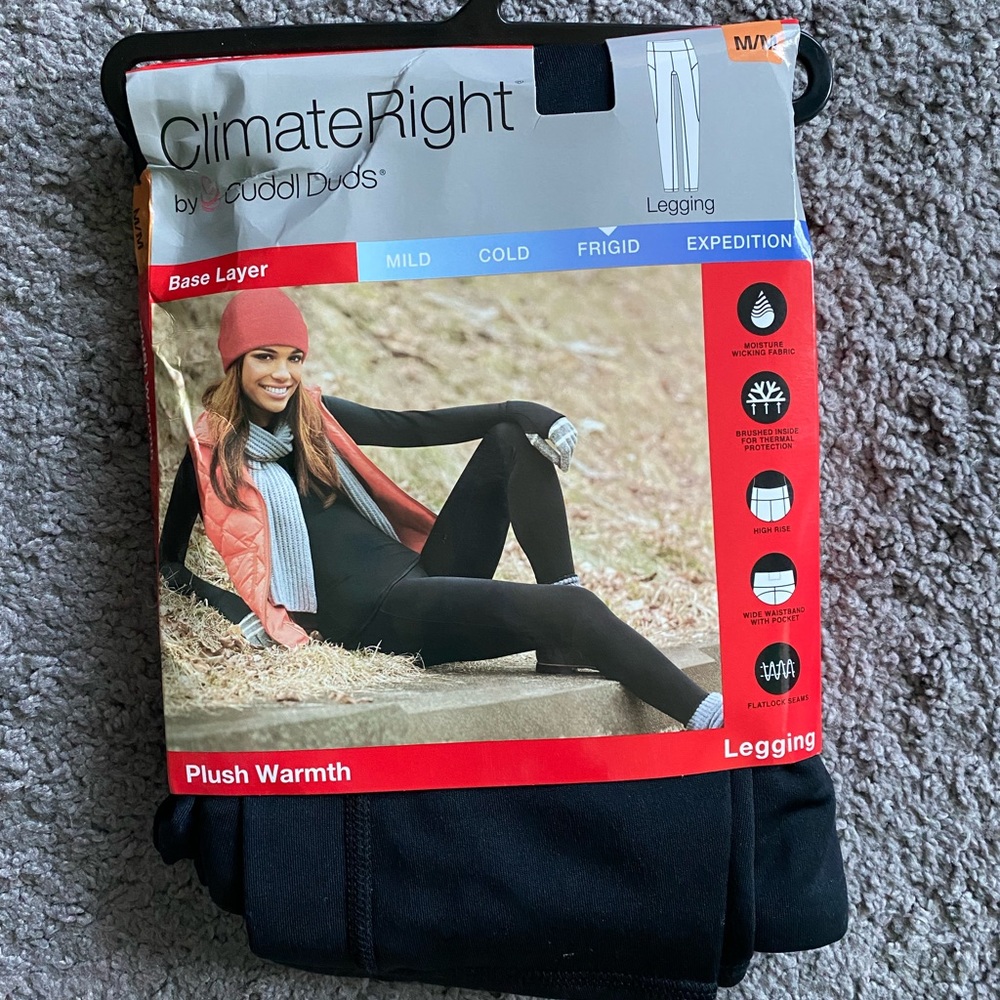 Brand New Long Sleeve Crew Climate Base Layer Pants